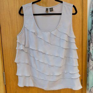 Sere Nade Layered Gray Top